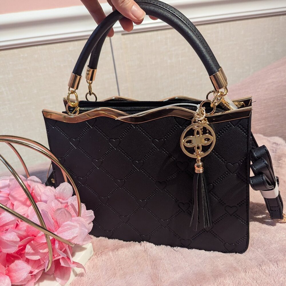NWT Black Crossi Tote